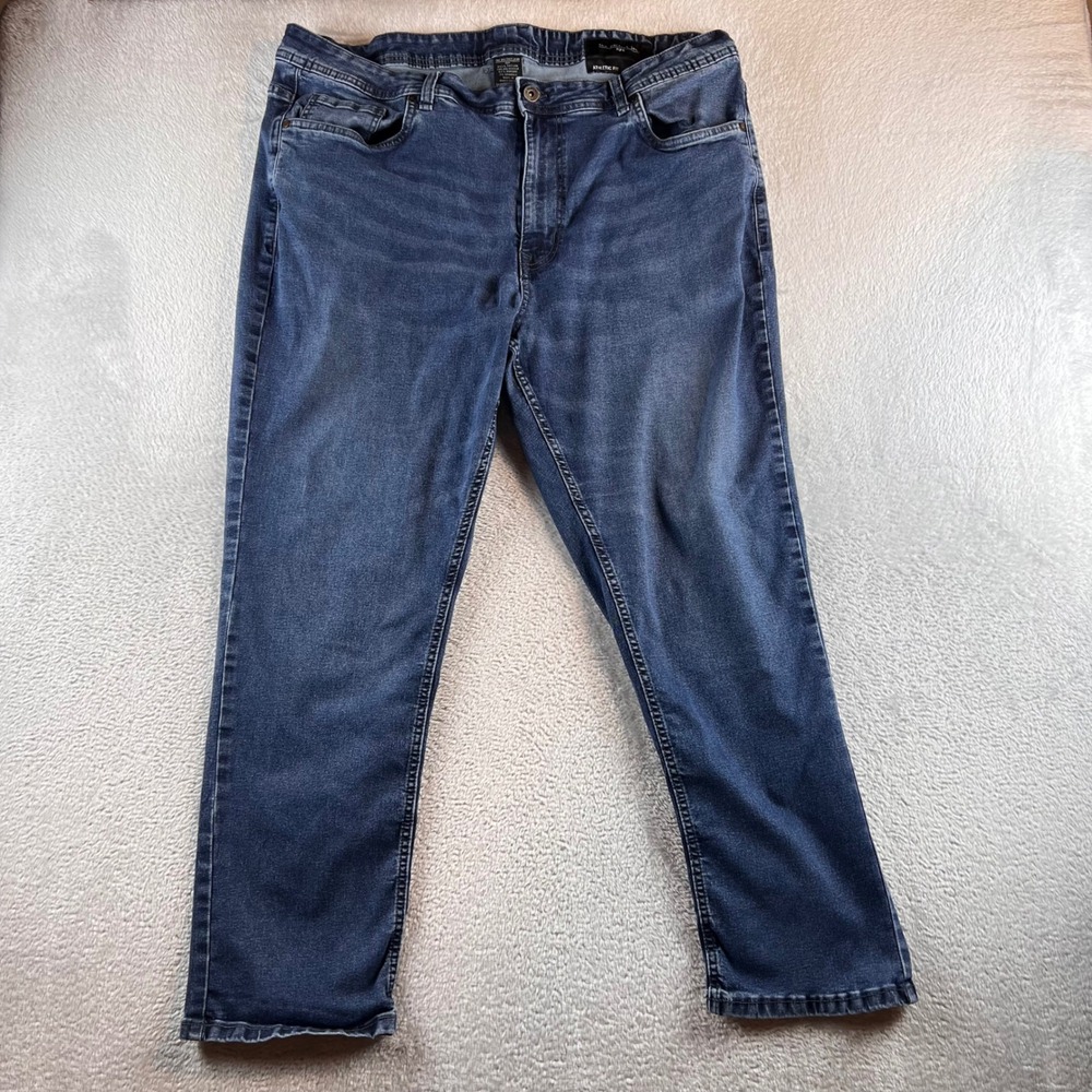 TPJ The Perfect Jean NYC Athletic Fit Men 42x30 (40x28) Blue Stretch JUXT30CPT30